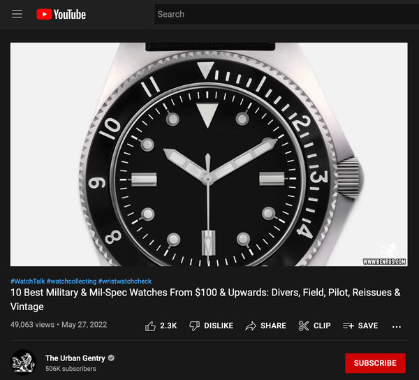 THE URBAN GENTRY Benrus