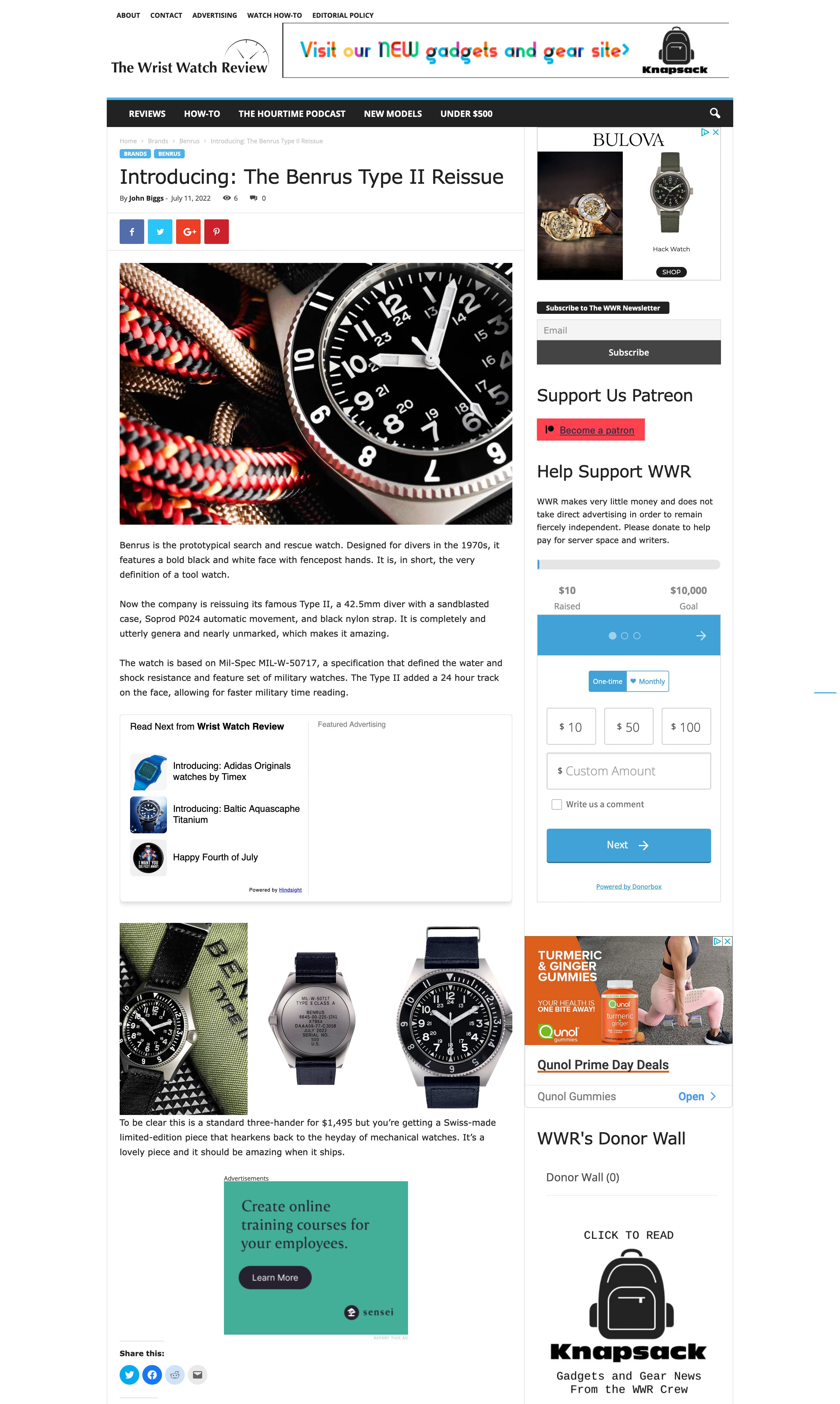 THE WRIST WATCH REVIEW