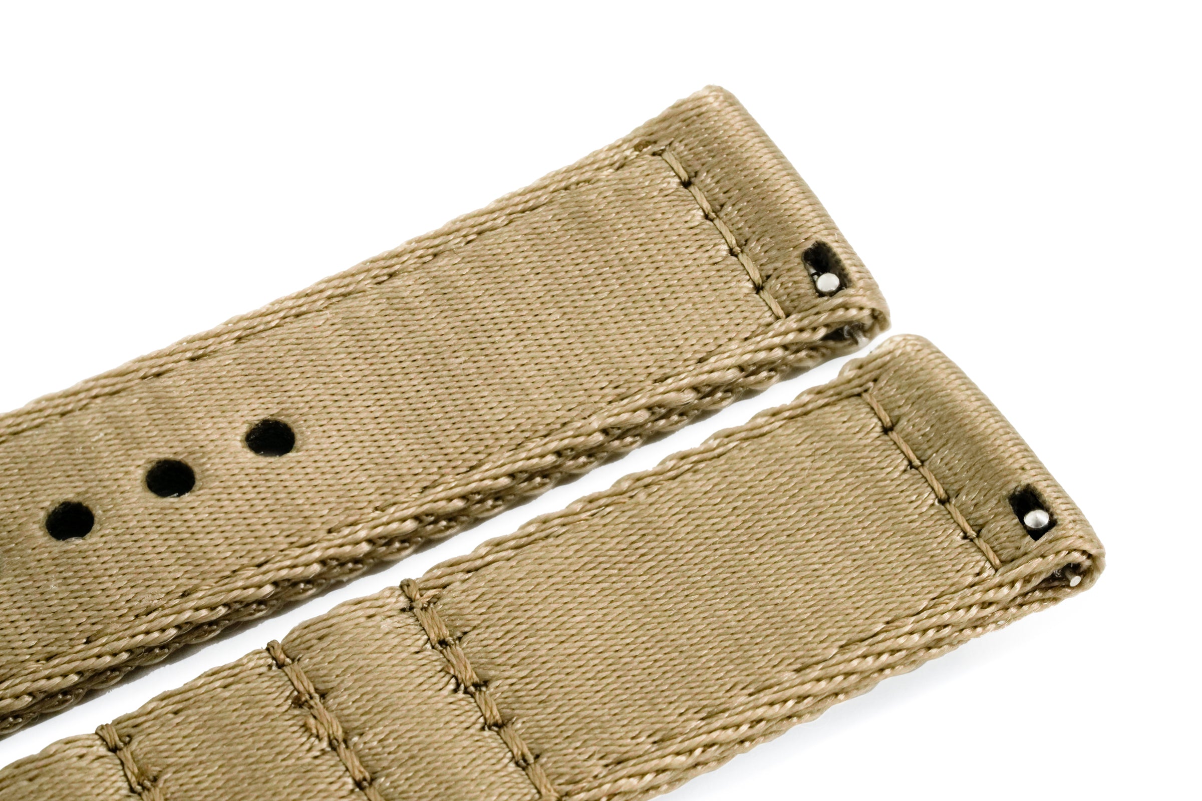 Tan Seatbelt Nylon Two-Piece Nato Strap